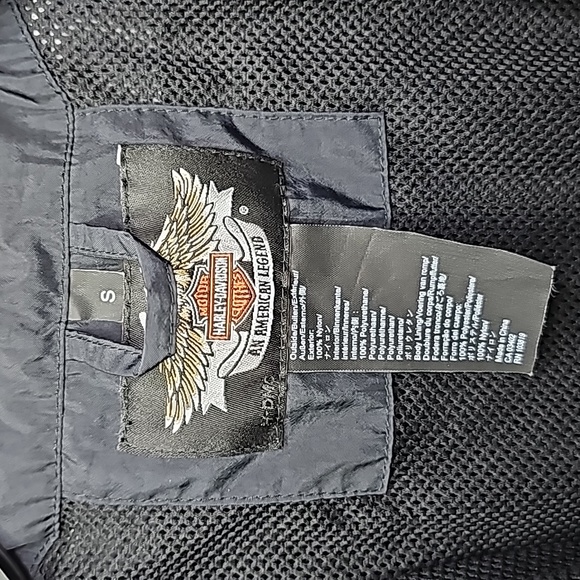HARLEY DAVIDSON ▪︎ REFLECTIVE WINDBREAKER/RAIN JACKET ▪︎ SIZE S - Picture 12 of 12